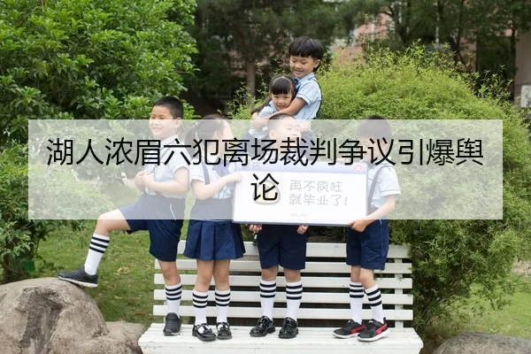 湖人浓眉六犯离场裁判争议引爆舆论